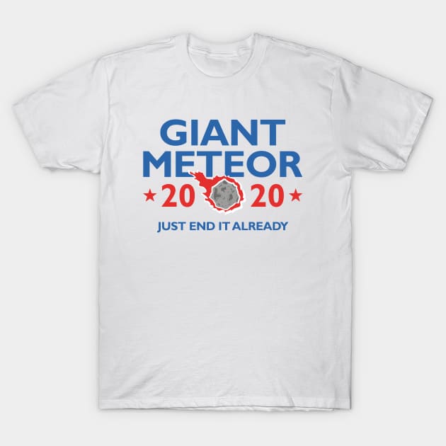 Giant Meteor 2020 T-Shirt by LuckyFoxDesigns